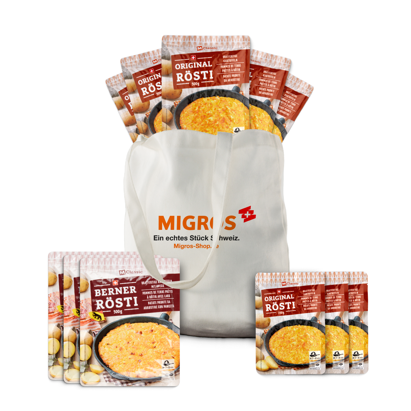 fahrradtaschen migros Rösti-Tasche 4.750kg – Migros-Shop.de