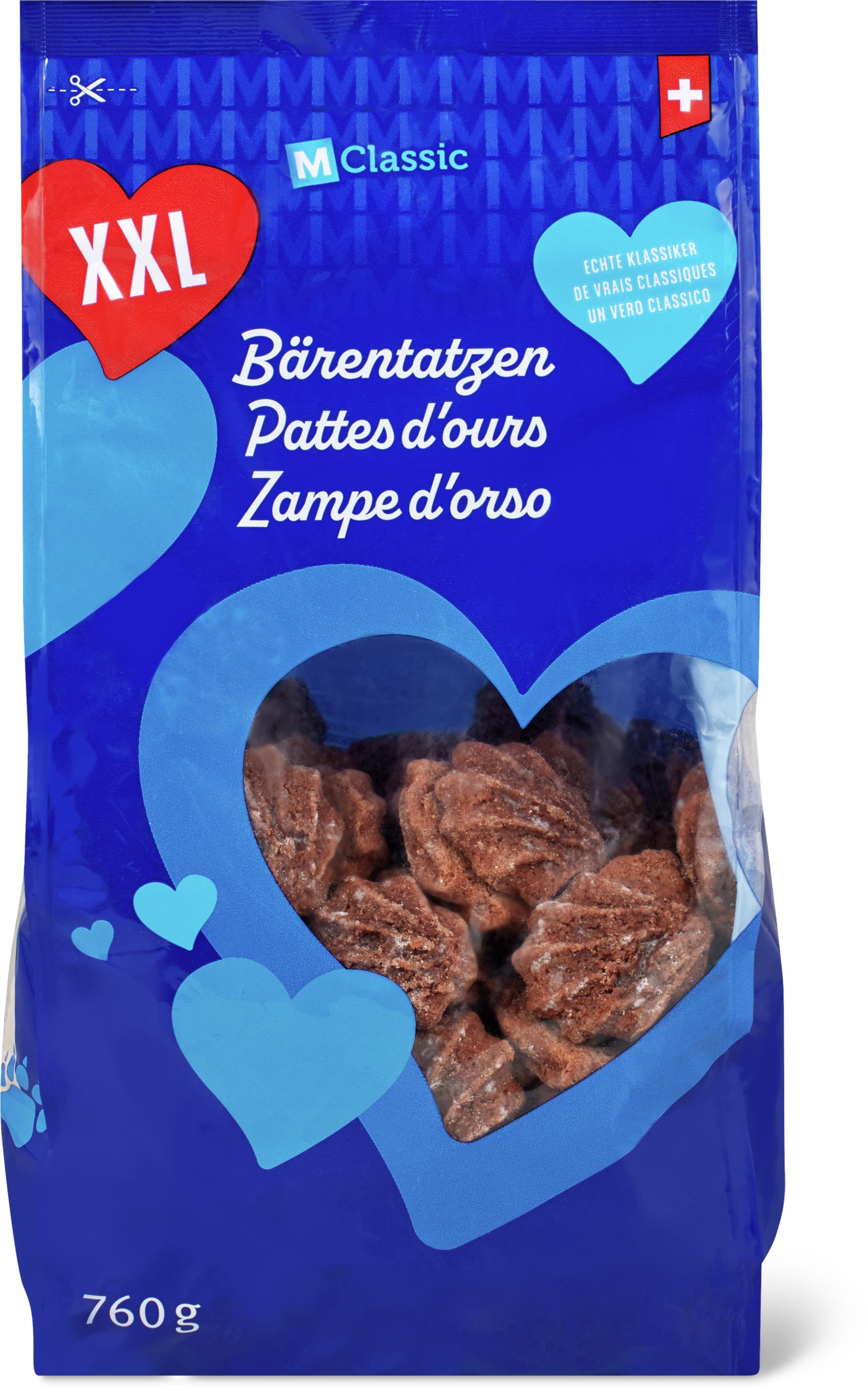 migros aufbewahrung Bärentatzen XXL
