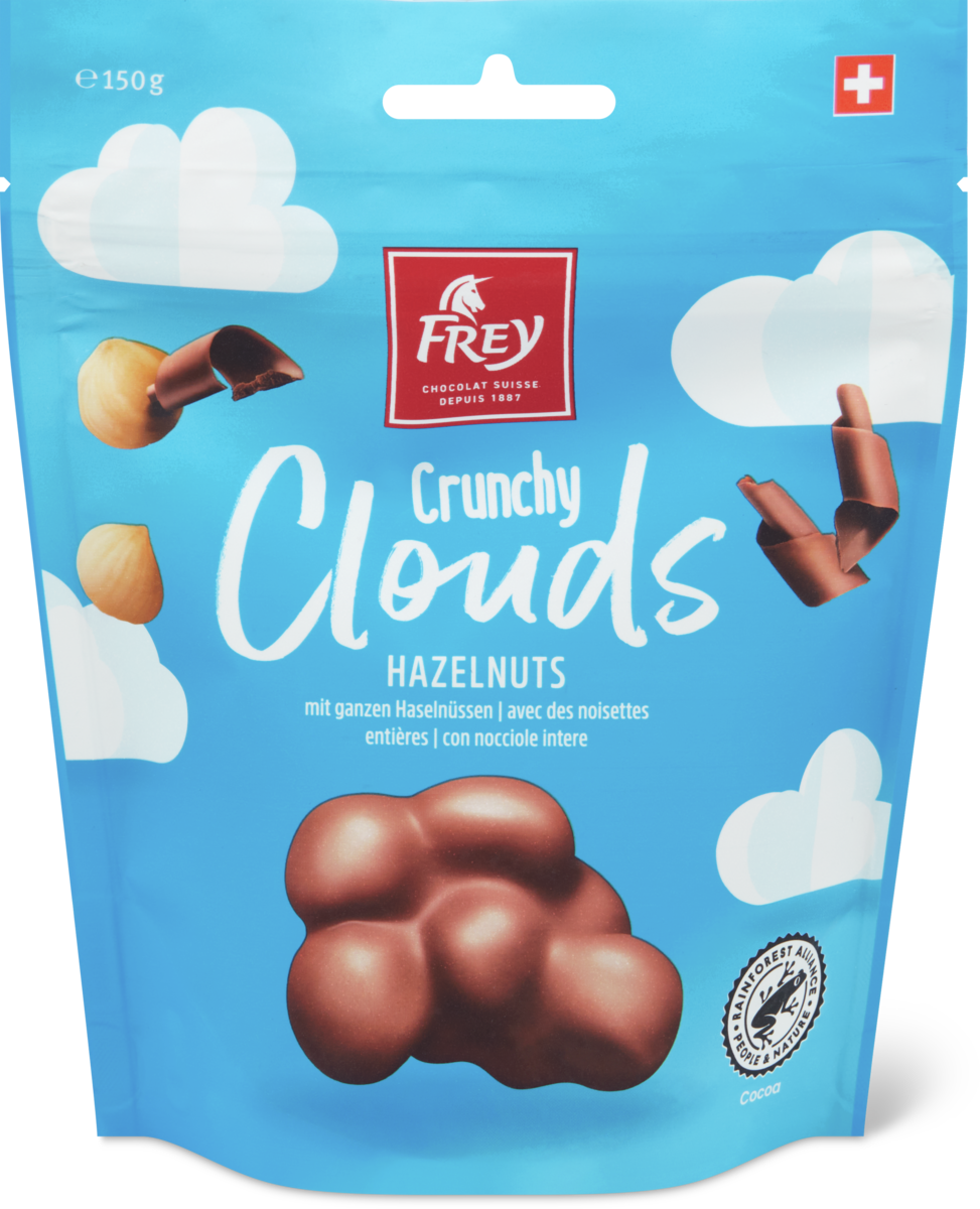 Frey Crunchy Clouds Hazelnuts 150g