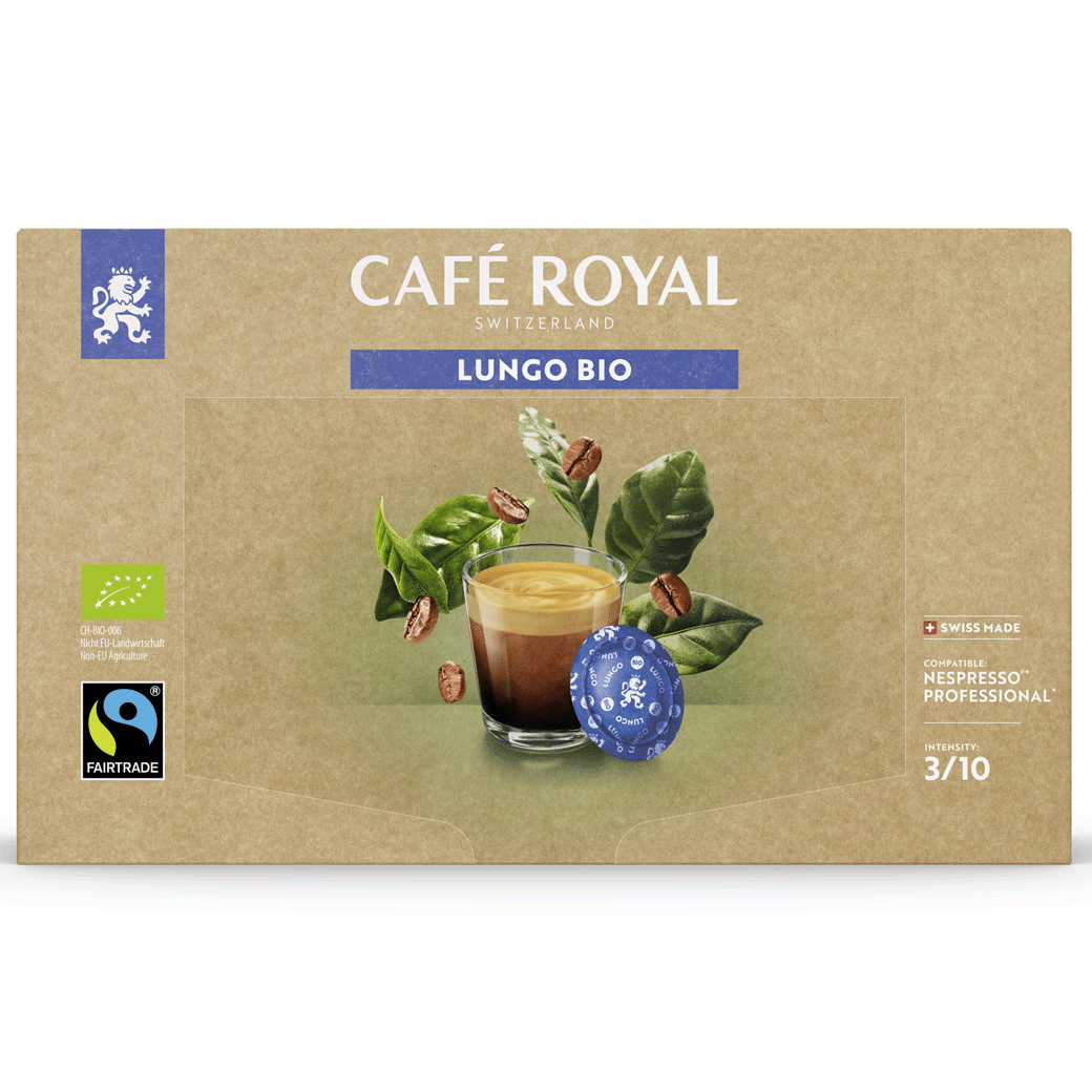 CAFÉ ROYAL PROFESSIONAL PADS BIO FAIRTRADE LUNGO