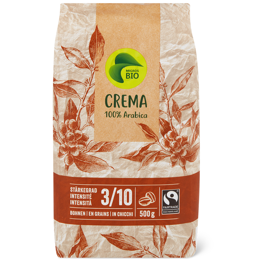 Bio Bohnenkaffee Crema - 500g