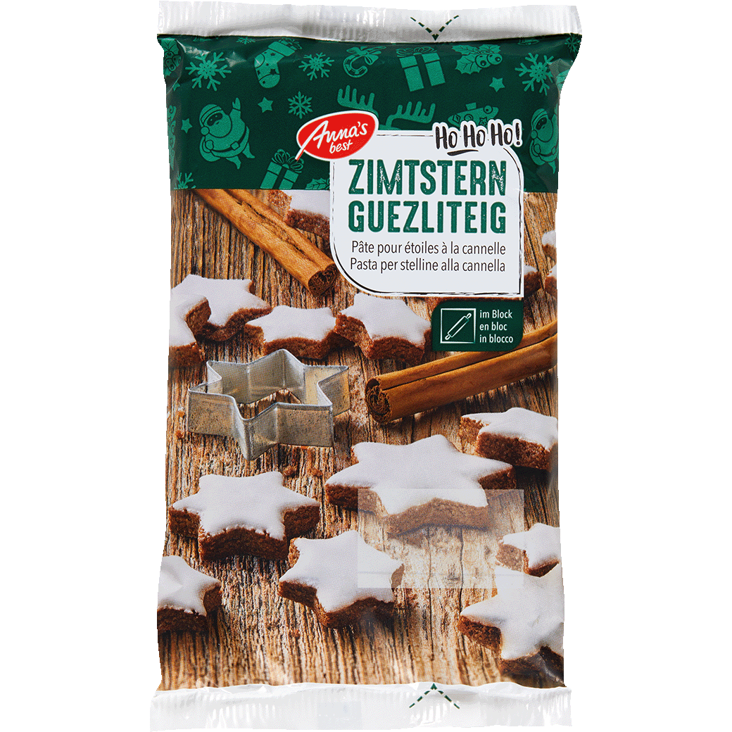 Zimtsternteig Block - 500g