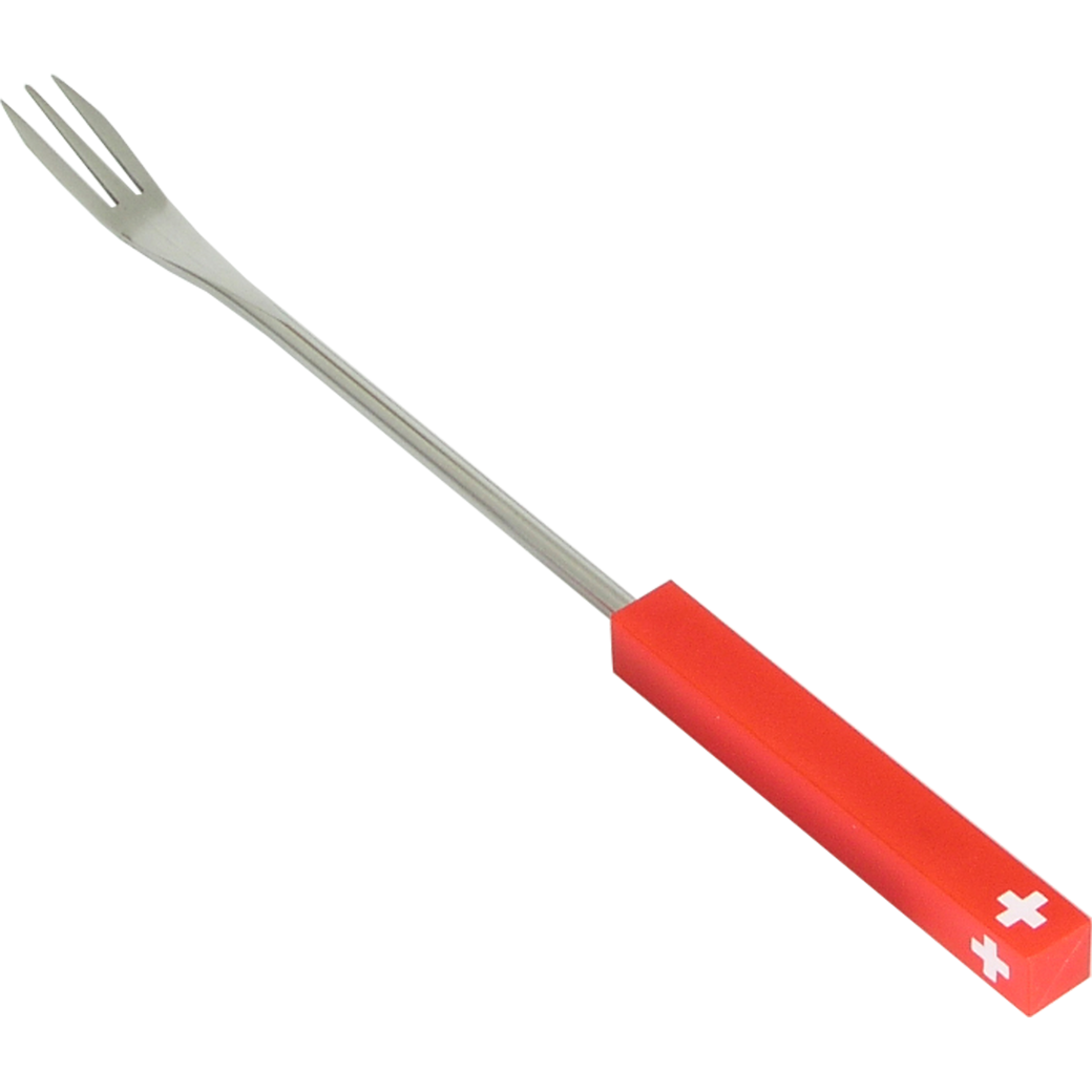 Käsefondue-Gabeln - Rot 6er Set