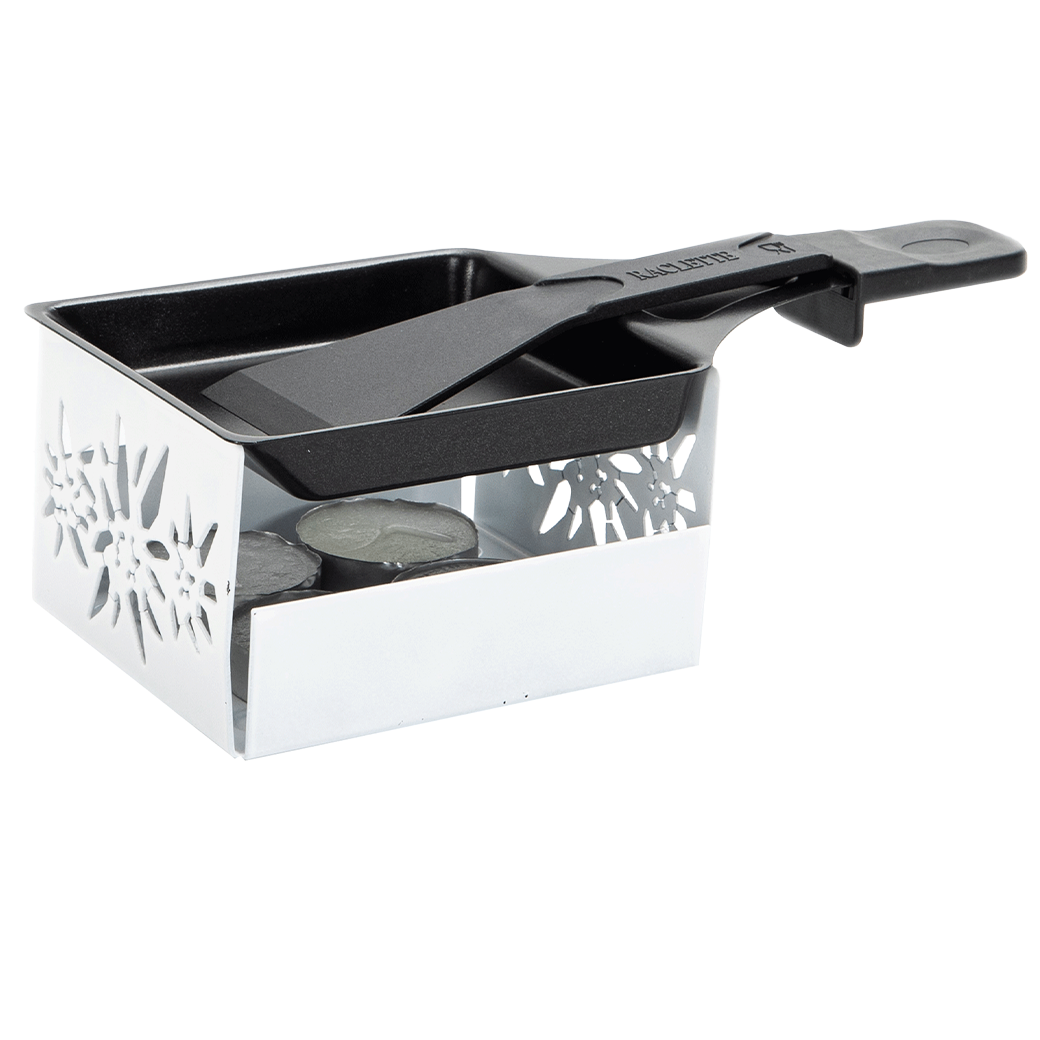 Mini Raclette mit Rechaudkerzen "Edelweiss"