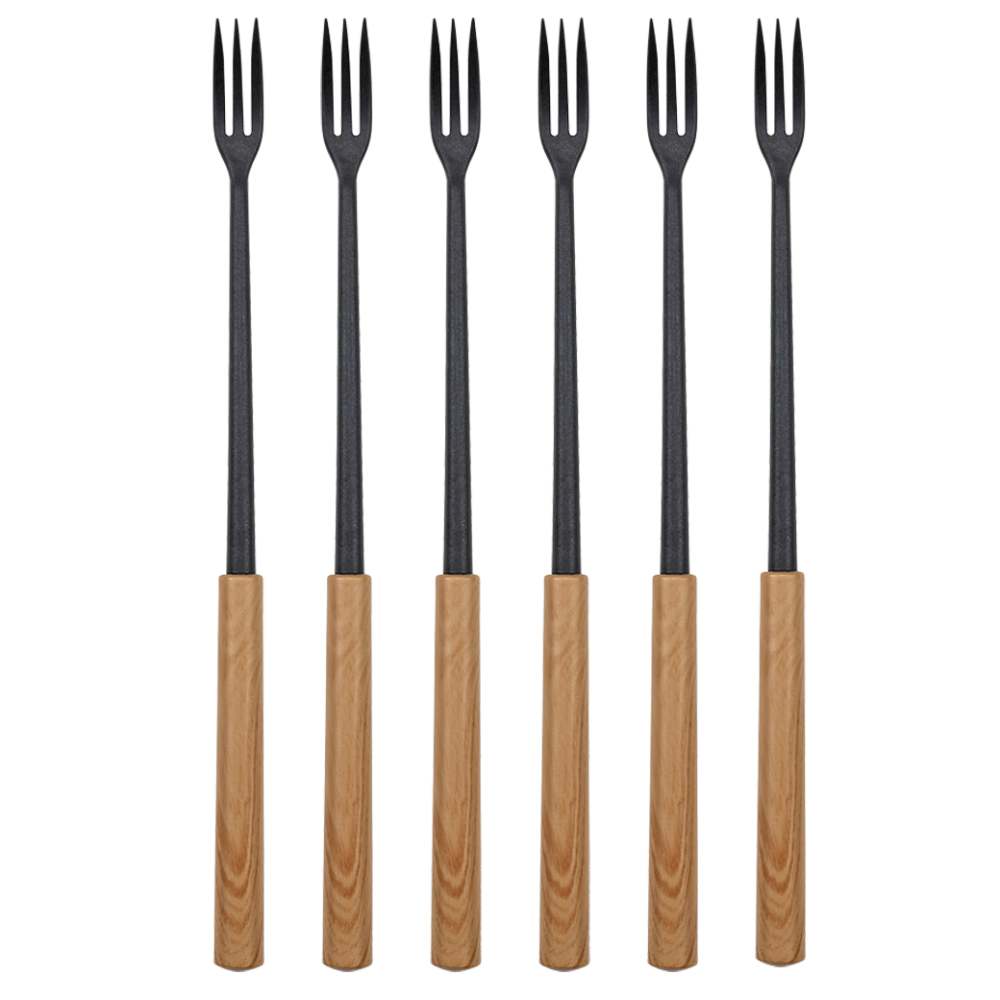 Käsefondue - Gabeln "wood"