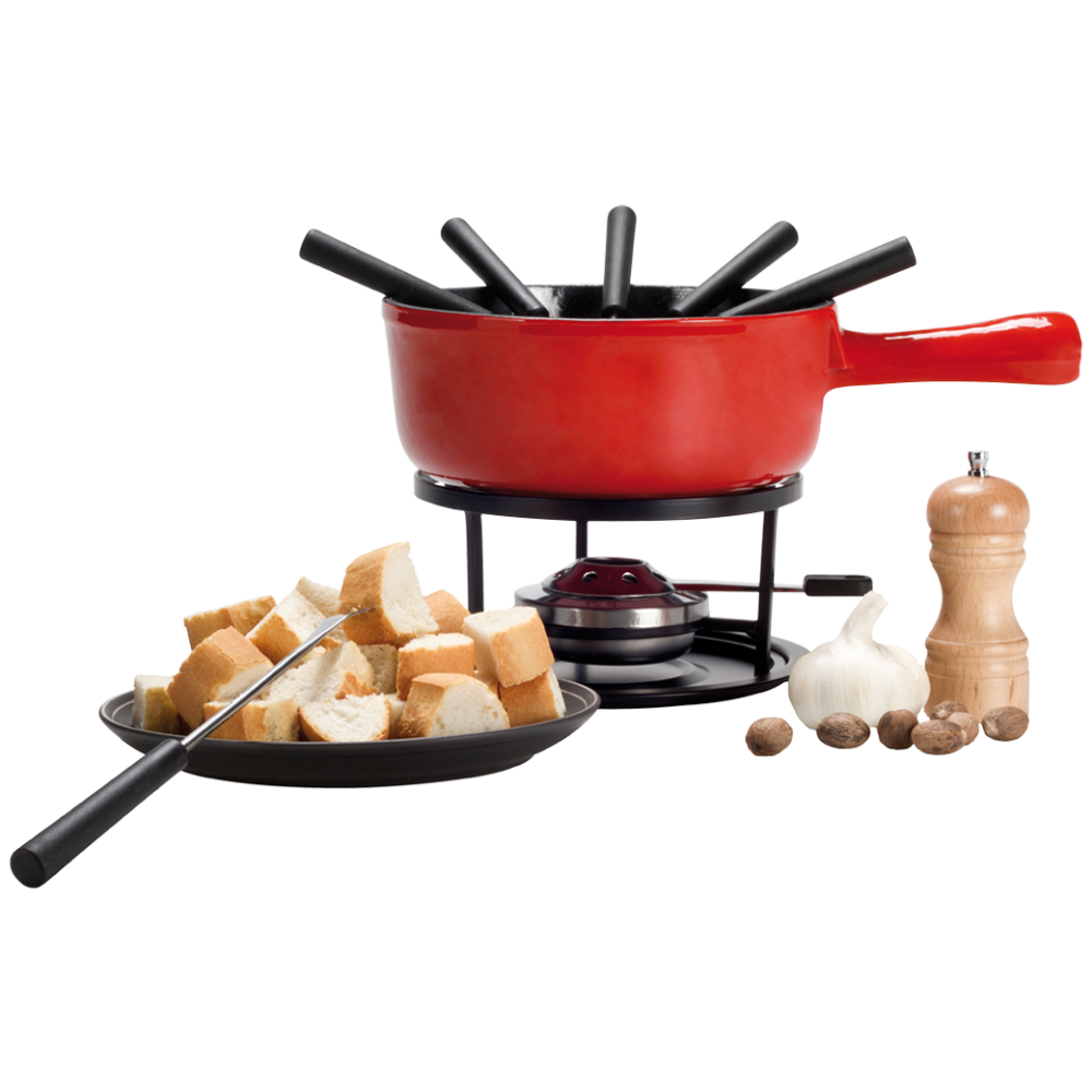 Käsefondue-Set aus Gusseisen «Sion»