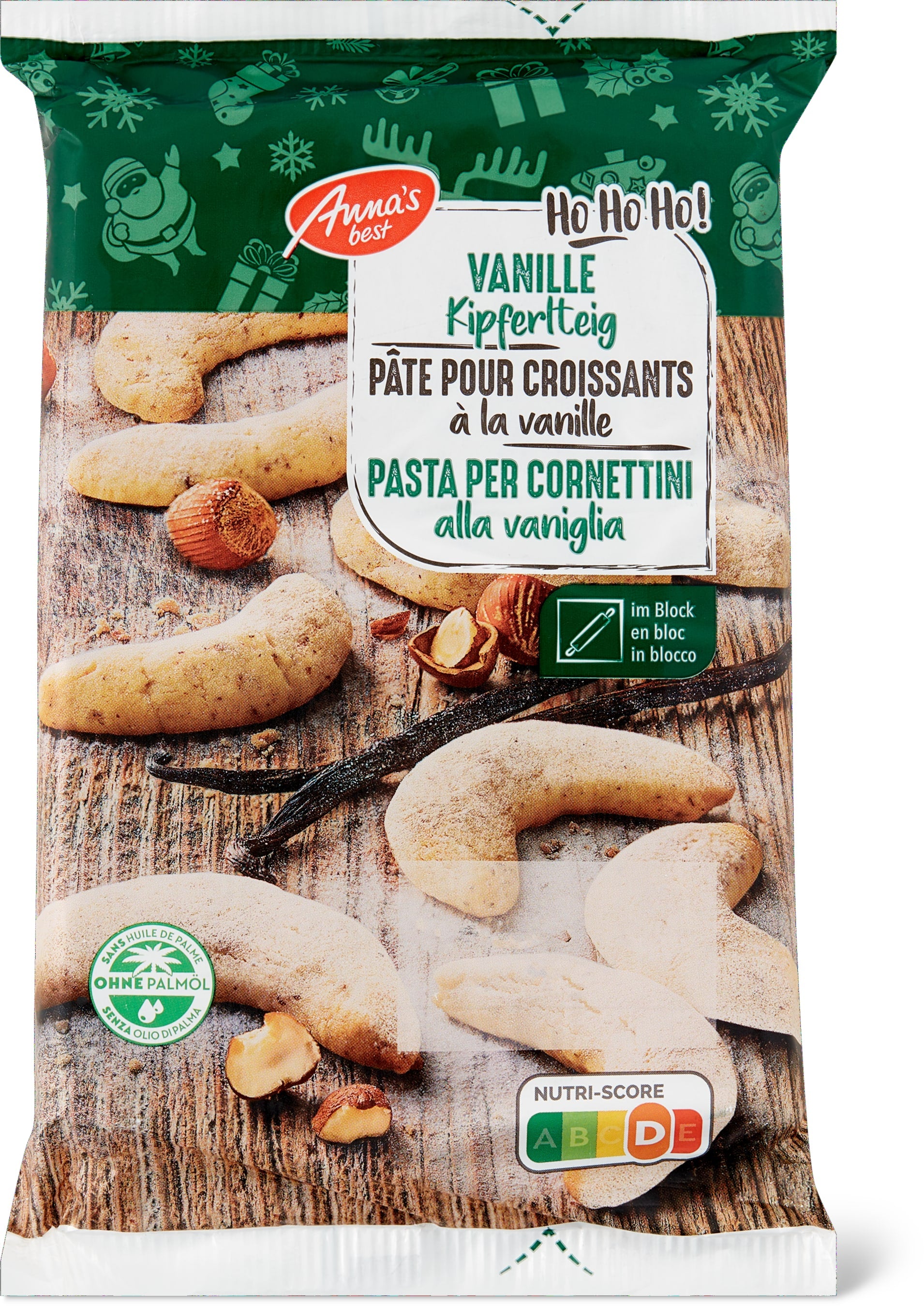 Vanillekipferlteig Block - 500g