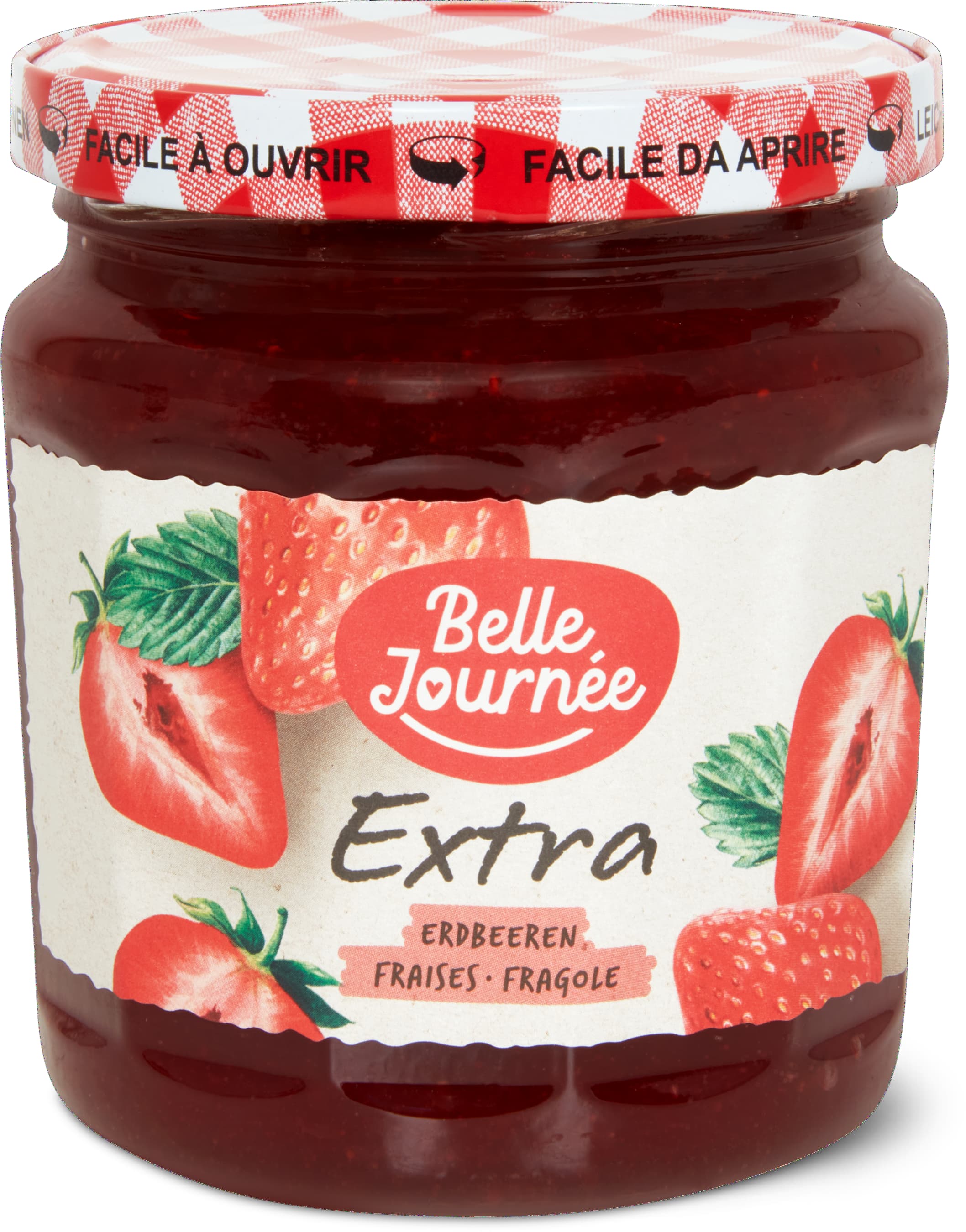 Belle Journée Konfitüre Extra Erdbeer - 500g