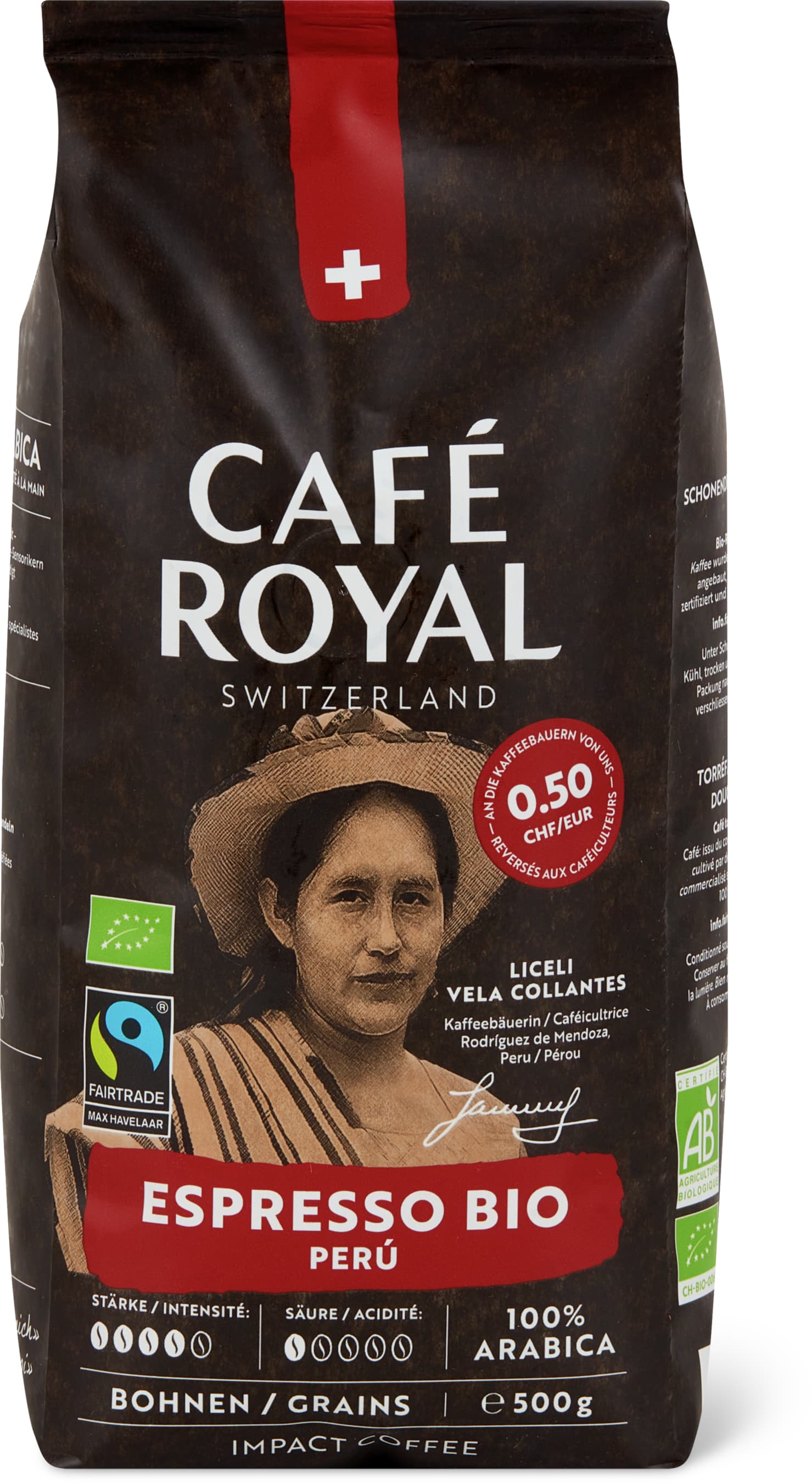 Bio Fairtrade CR Peru Espresso 500g