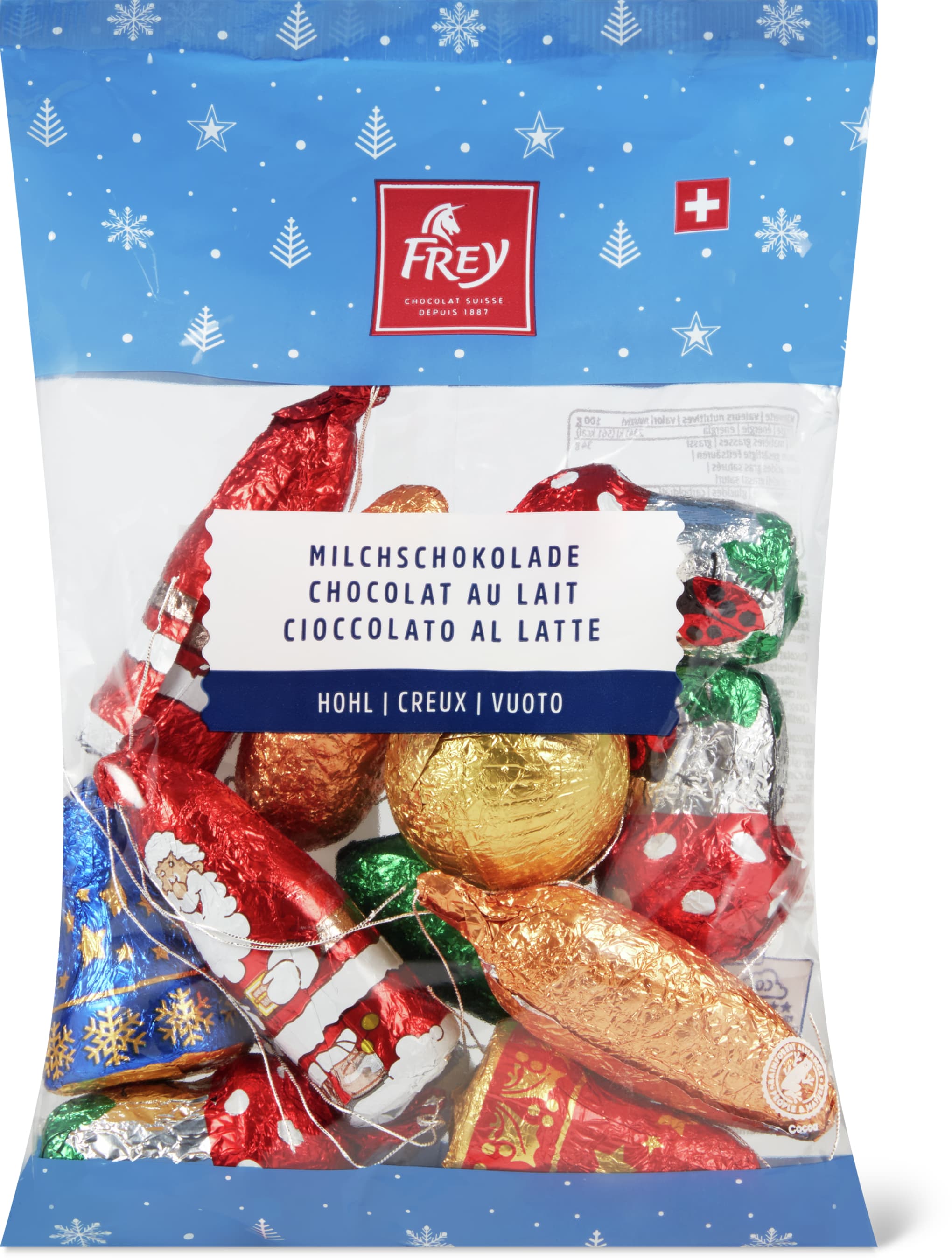 Schokolade Hohlbaumbehang assortiert - 200g