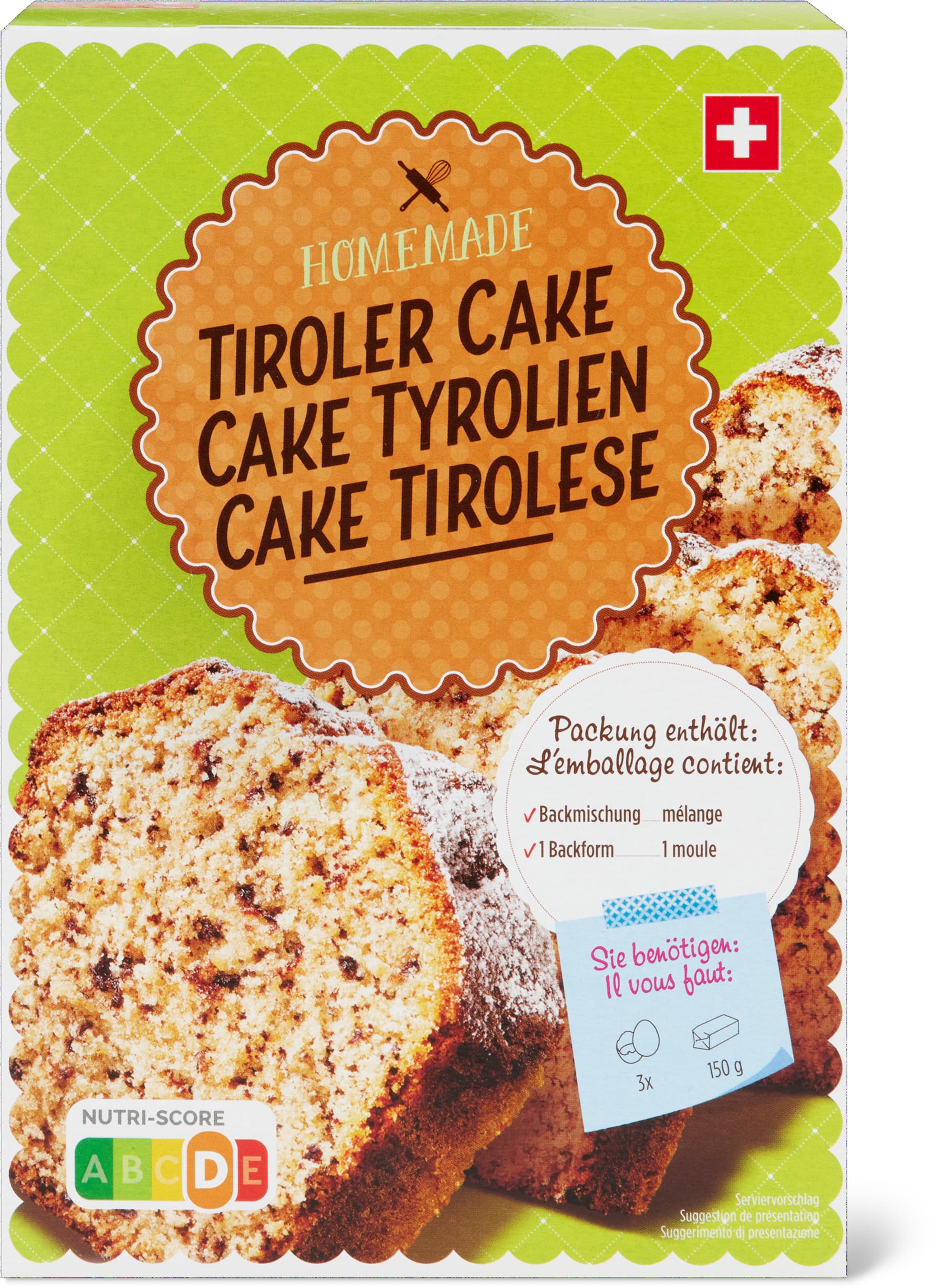 Backmischung Tiroler Cake - 450g