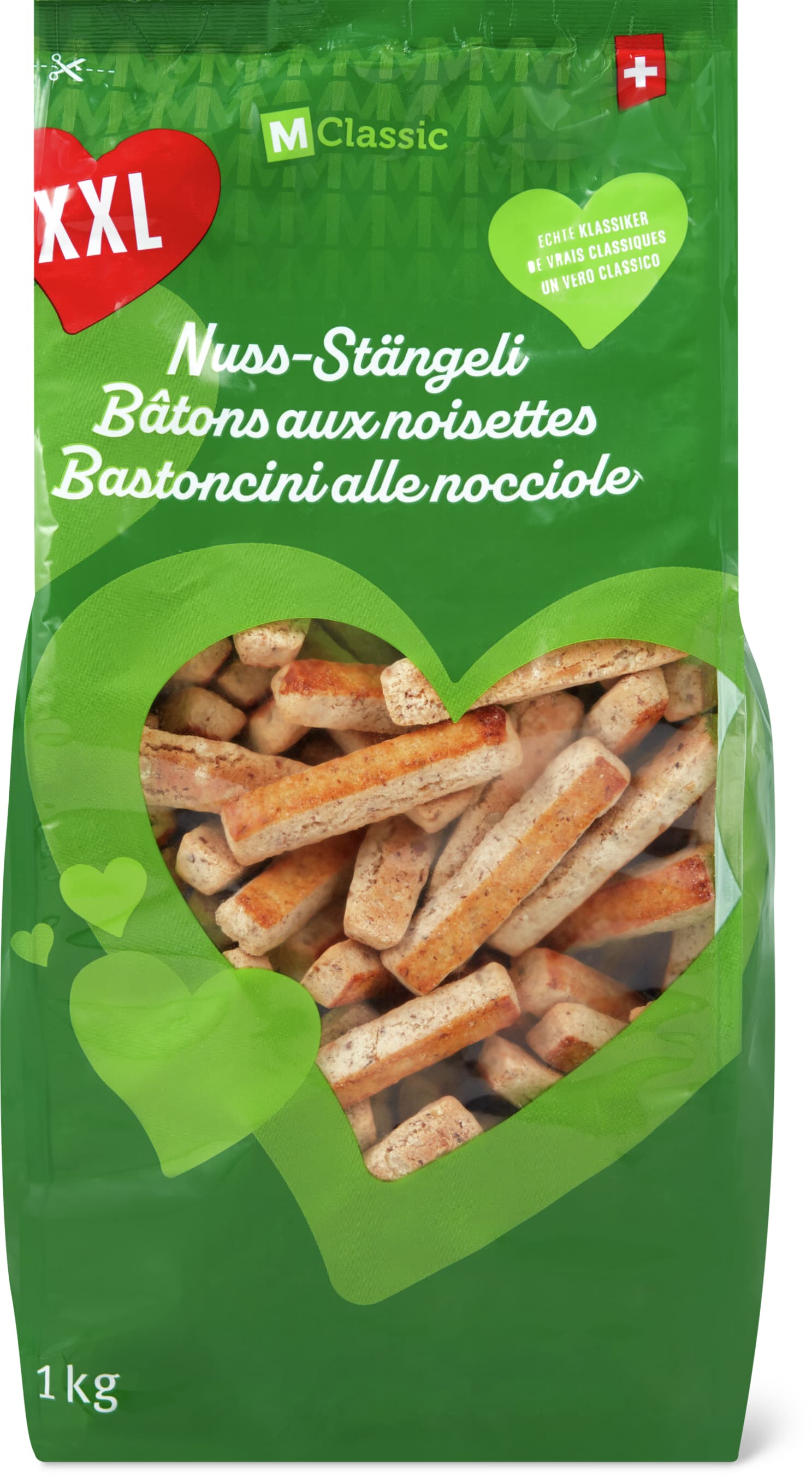 Nuss-Stängeli XXL Grosspackung - 1kg