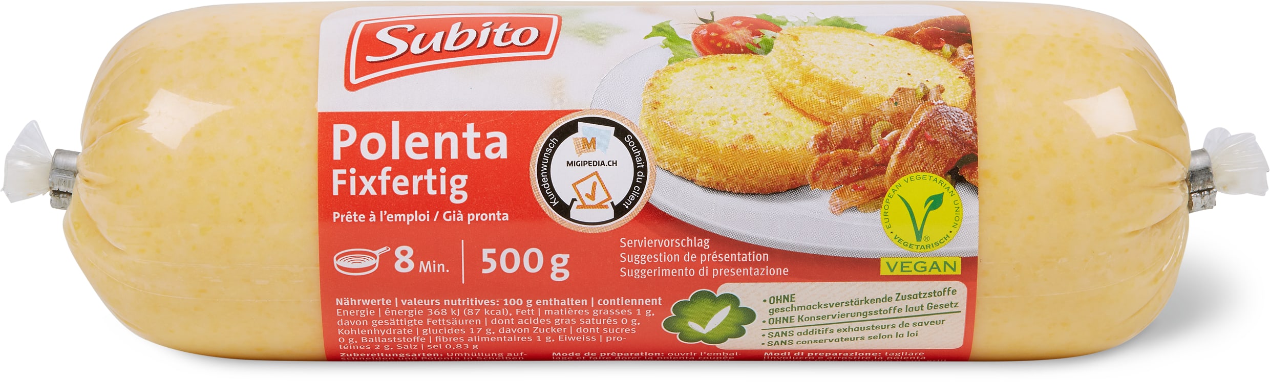 Subito Polenta fixfertig - 500g