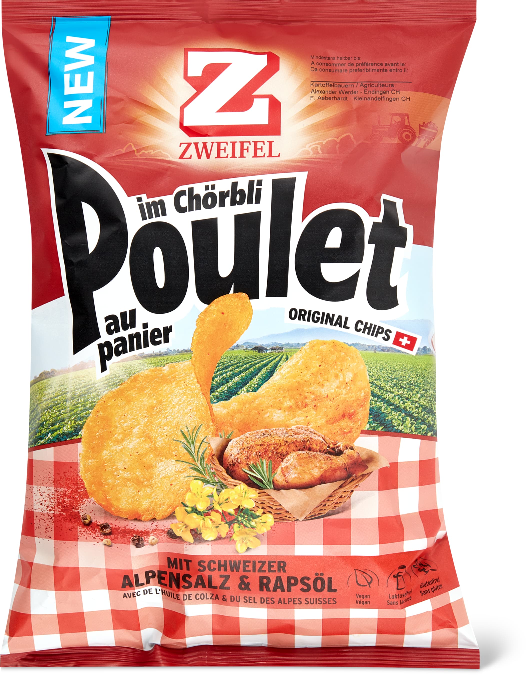 Zweifel Original Chips Poulet im Chörbli - 175g