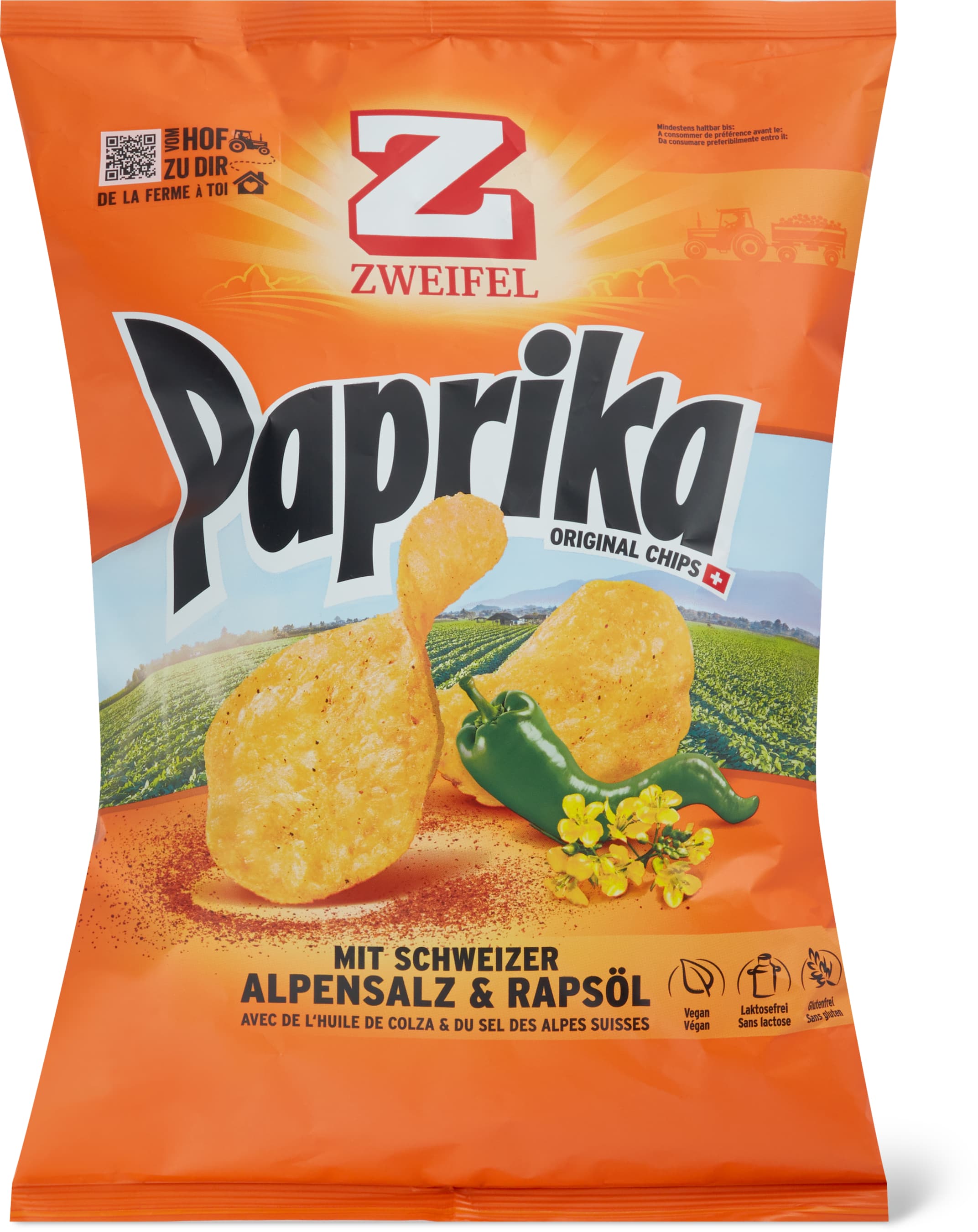 Zweifel Chips Paprika XL - 280g