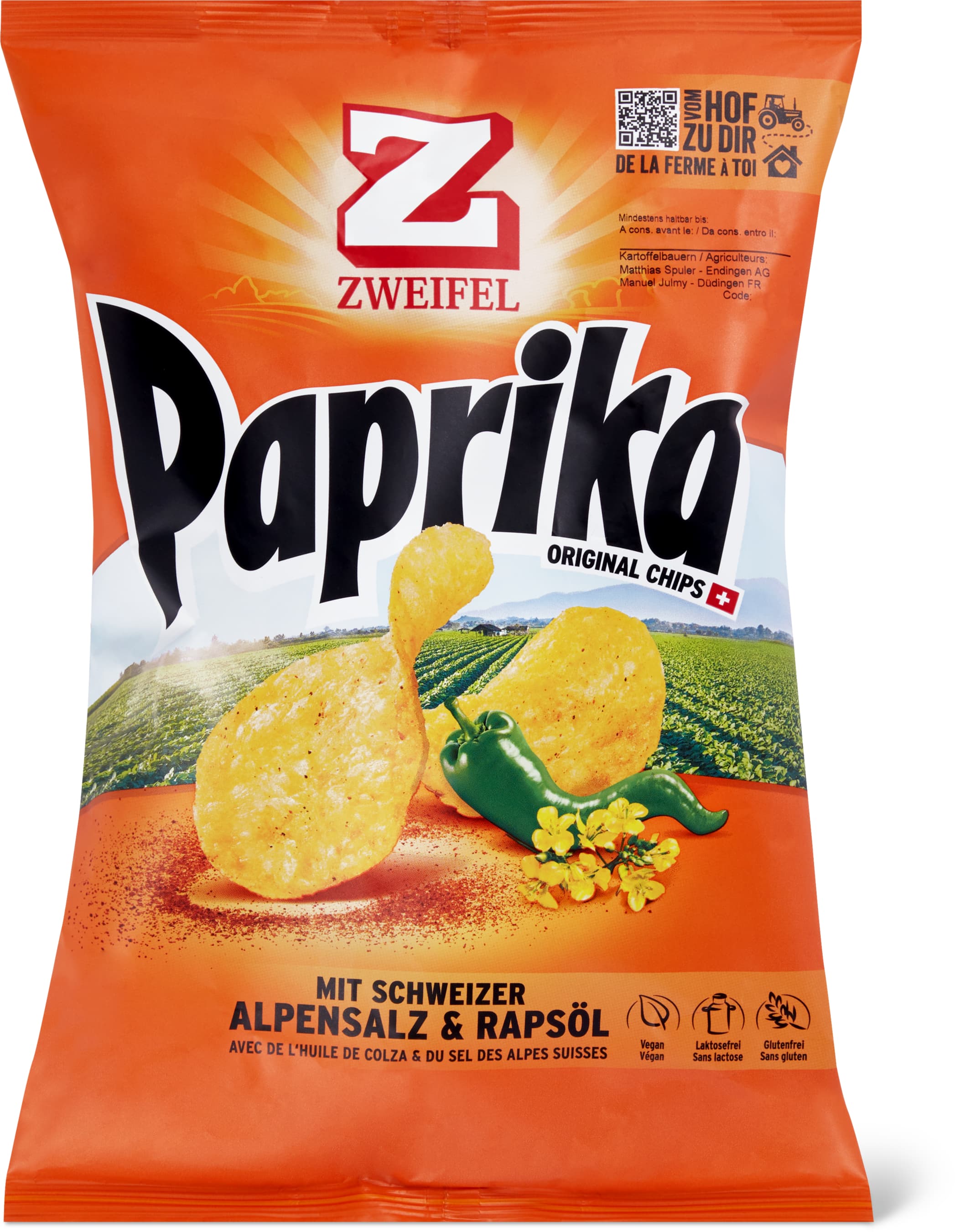 Zweifel Chips Paprika - 175g