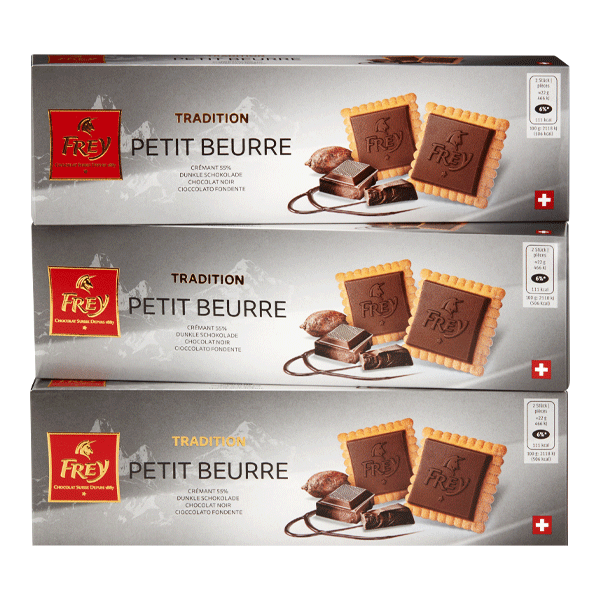 Frey Petit Beurre Crémant 55% Cacao Trio - 399g