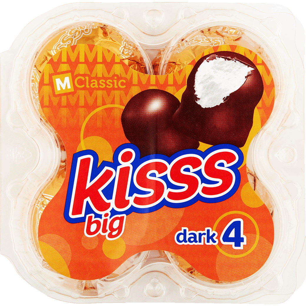 Big Kisss «Noir» 4er - 130g