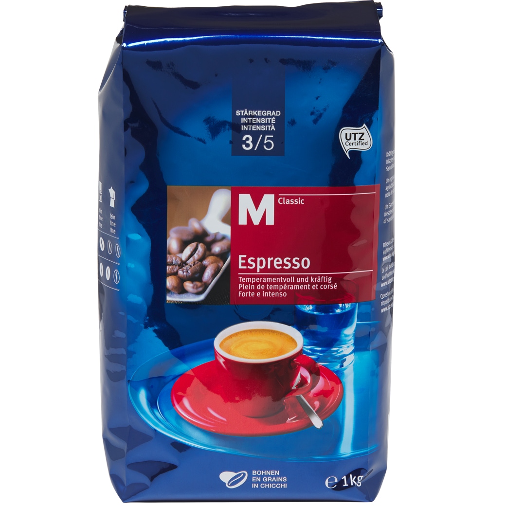 Kaffee Espresso 'M-Classic Bohnen'