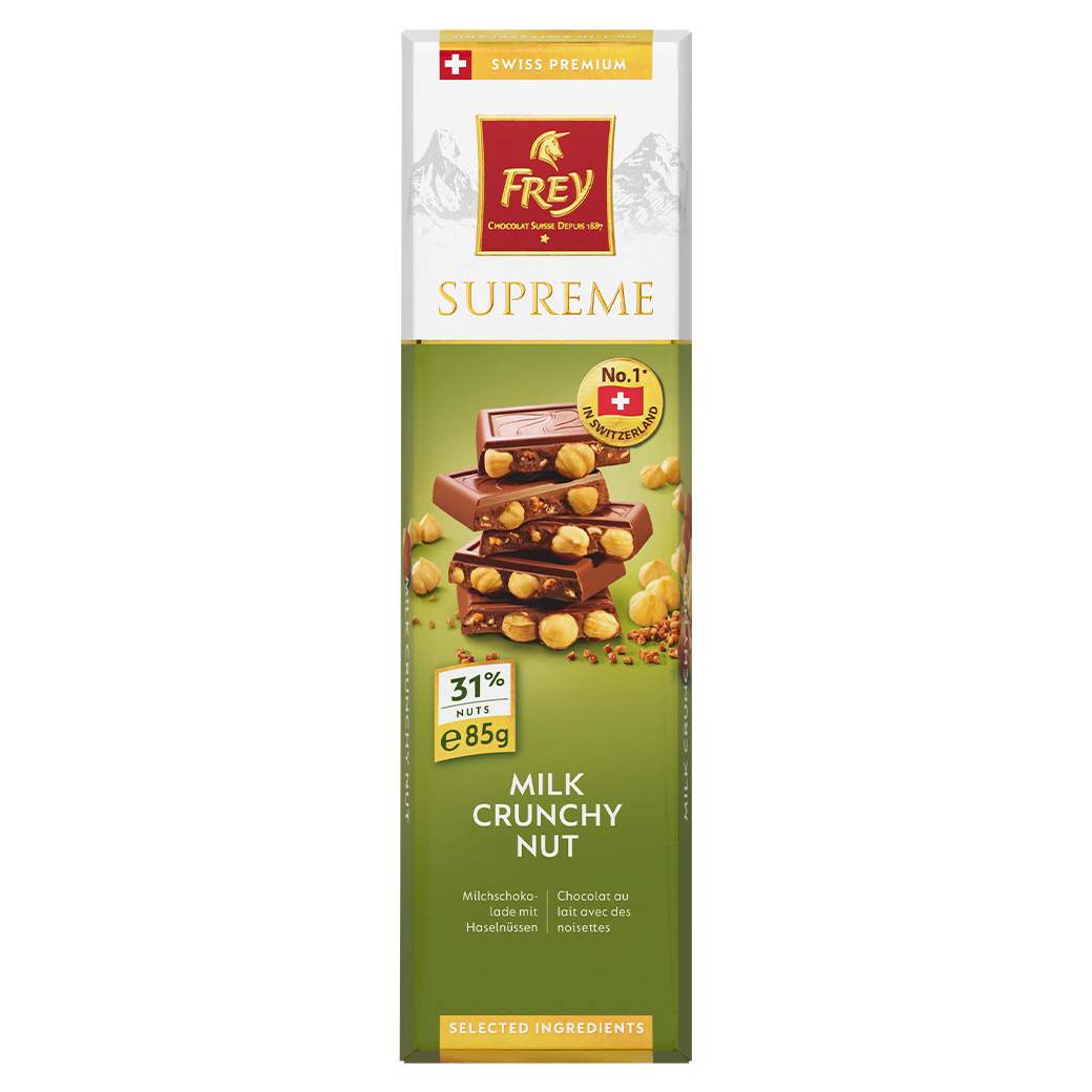 Frey Supreme Milk Crunchy Nut - 85g