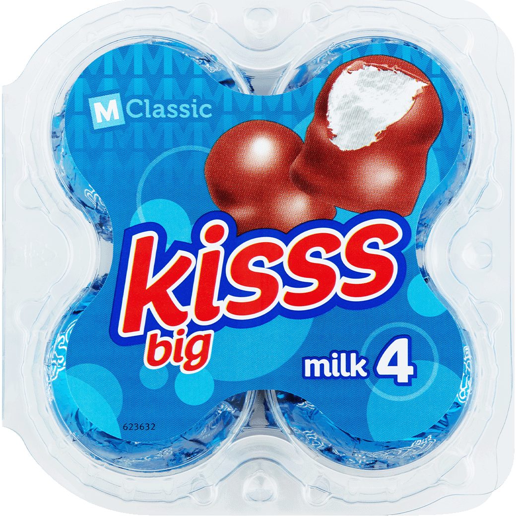 Big Kisss «Milk» 4er - 130g