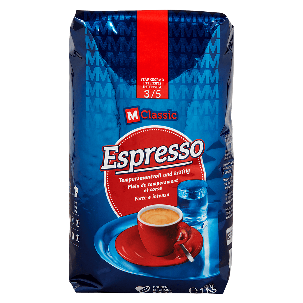 Kaffee Espresso «M-Classic Bohnen» - 1kg