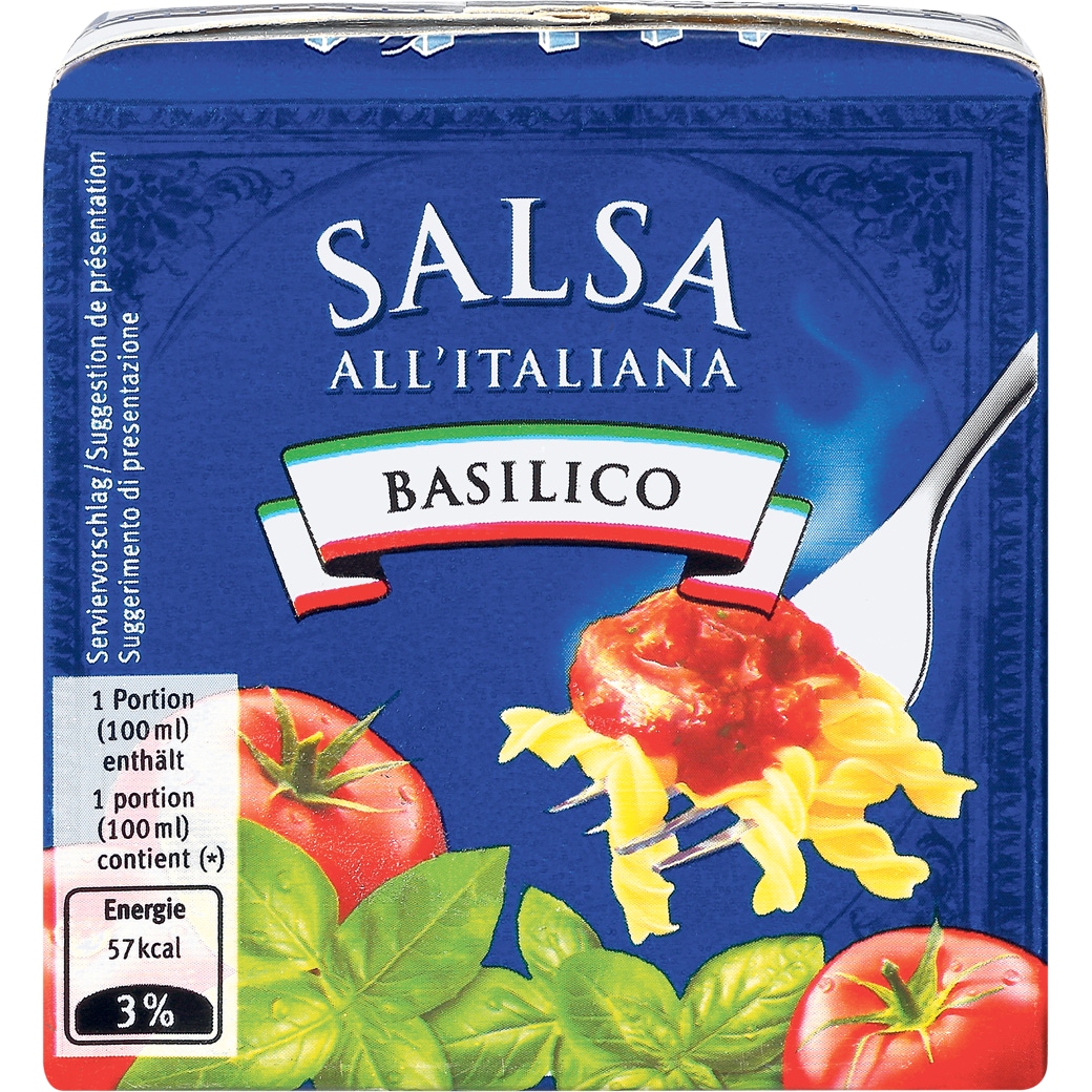 Salsa all'Italiana Basilico Mini - 258g