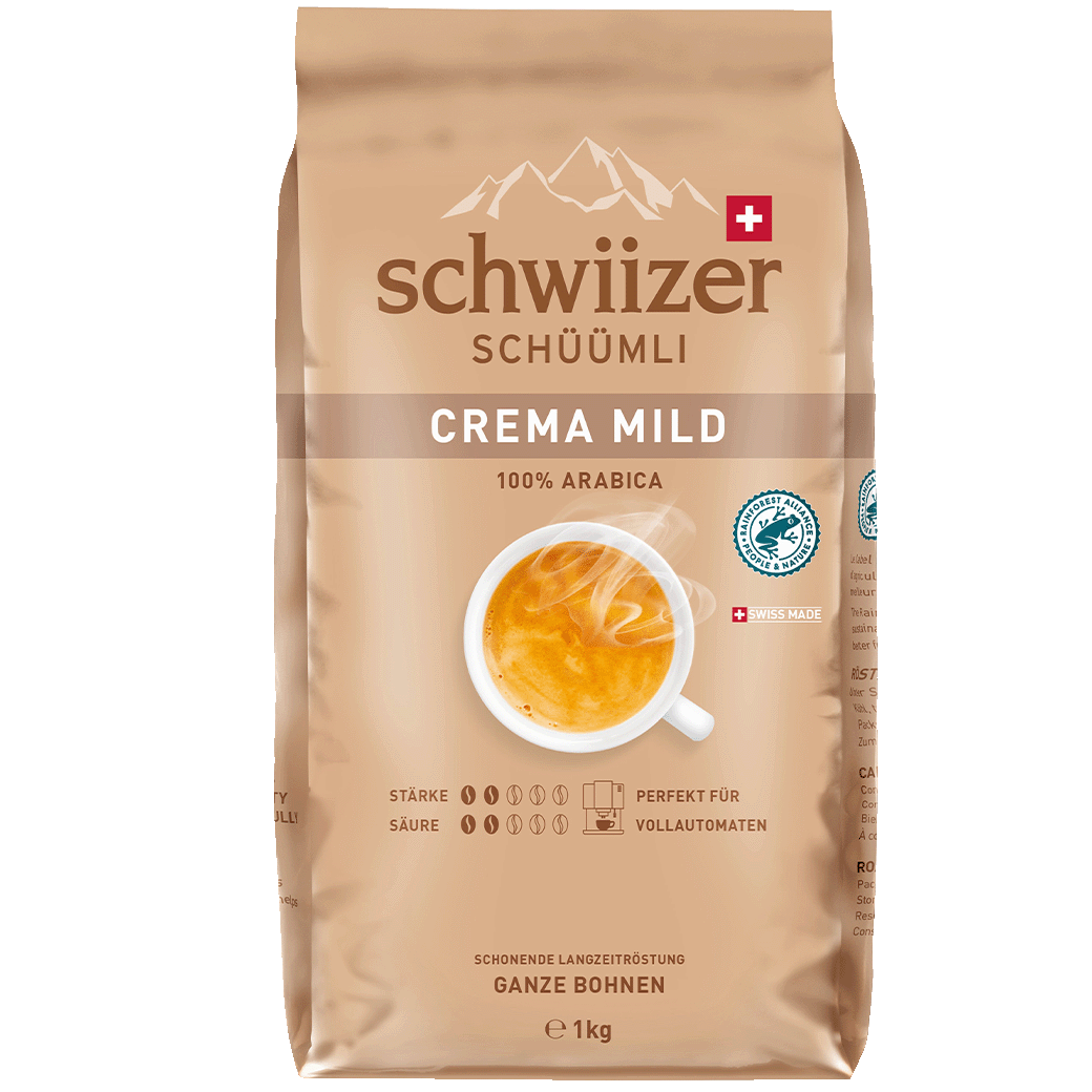 «Schwiizer Schüümli» Mild Bohnen - 1kg