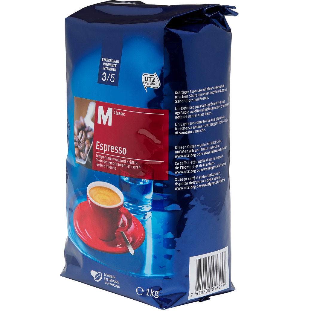 Kaffee Espresso 'M-Classic Bohnen' 4x1kg