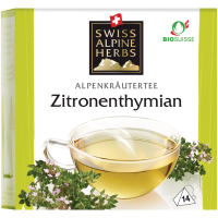 Swiss Alpine Herbs Bio Tee Zitronenthymian 14x1g